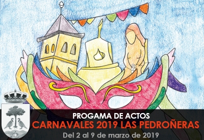 Programa de actos carnavales 2019 Las Pedroñeras