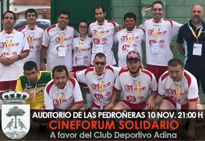 Cine forum solidario en favor del Club Deportivo Adina