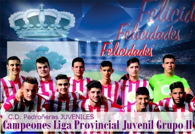 C.D. Pedroñeras Juveniles campeones de la Liga Provincial Juvenil Grupo II