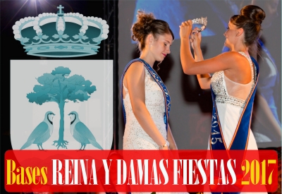 Bases para el concurso de elección de Reina y Damas de Honor de las Fiestas Patronales 2017
